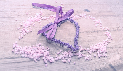 Lavendel - Herz Dekoration