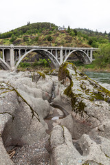 Carved Rocks with Bridge