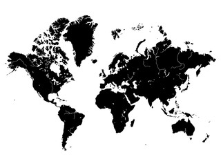 Erde, Erdkarte, world map