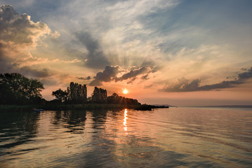 Sunrise over Balaton