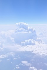 Summer sky with clouds