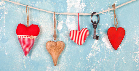 Liebe - rote Herzen