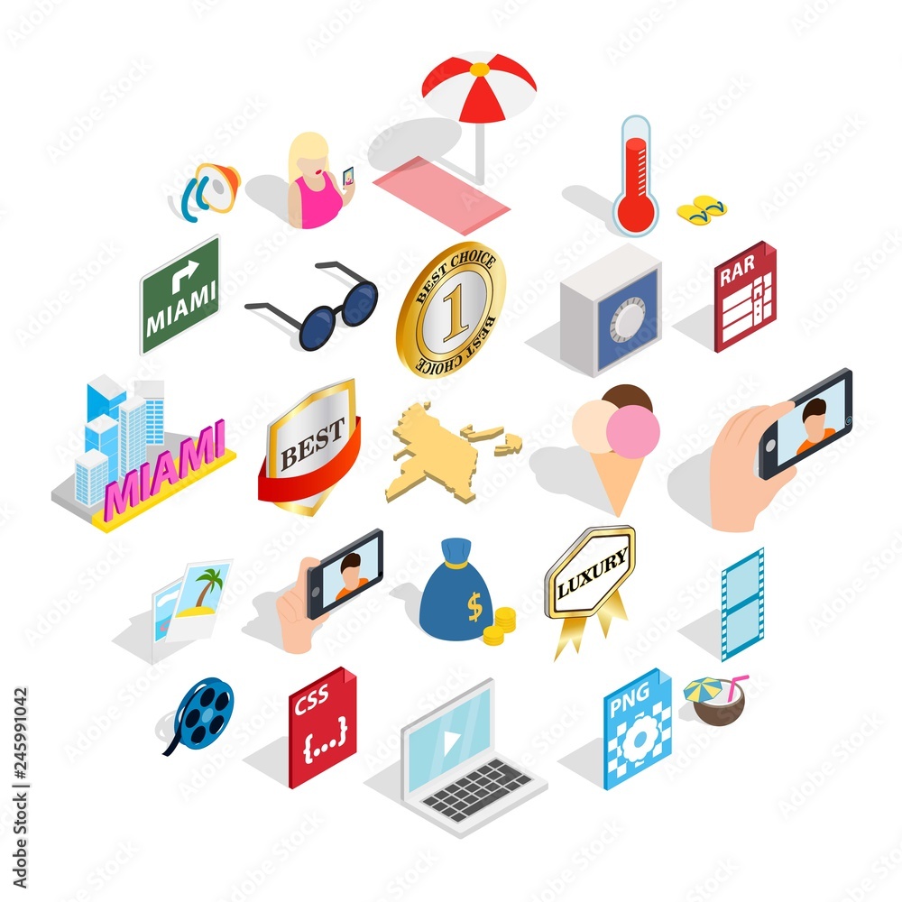 Poster instrumentalist icons set. isometric set of 25 instrumentalist vector icons for web isolated on whit