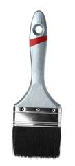 New paint brush on white background. Decorating tool