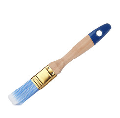 New paint brush on white background. Decorating tool