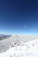 茶臼山展望台からの風景（北八ヶ岳）