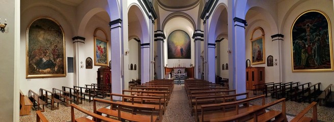 Castel di Sangro - Panoramica della chiesa di San Giovanni Battista