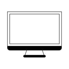 computer screen technology black and white