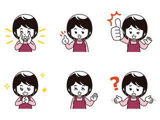 女性介護士セット