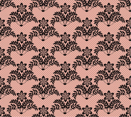 Fototapeta premium black lace pattern