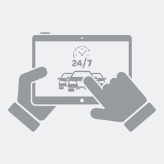 Application for car assistance 7/24