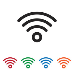 Wifi vector icon