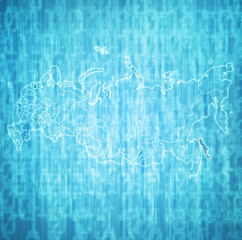 sakhalin oblast on administration map of russia