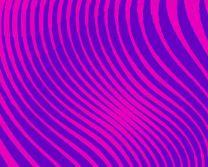 Abstract pattern. Texture with wavy, curves lines. Optical art background. Vector illustration  