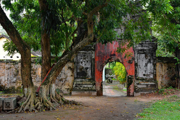 A gate in the Imperial City, Hue, Vietnam