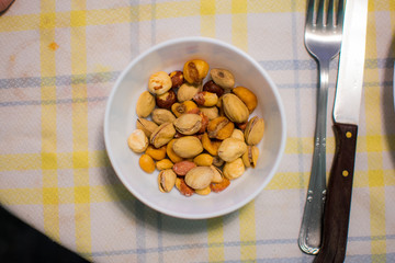 Bowl of Mixed Nuts