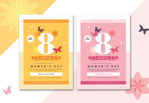 International Women's Day Flyer Layout