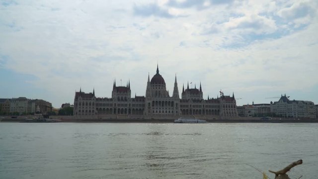 Front view of Budapest Parliament