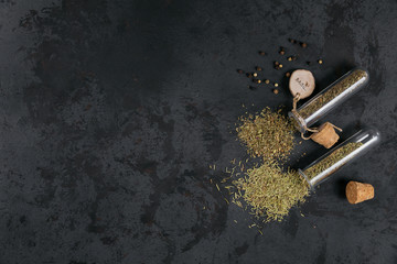 Homemade spices ingredients for cooking