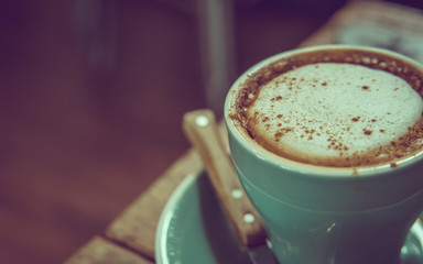 Hot Cappuccino Coffee