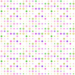 Abstract seamless pattern background with multicolored various rhombuses.