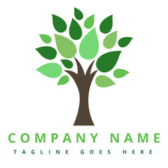 Tree Leaf Logo Design