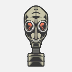 Gas mask. Vector illustration