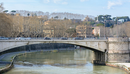 Tiberina is a small boat-shaped island located on the Tiber River in Rome, south of the Vatican. The island is part of the province of Rome in the Lazio region.