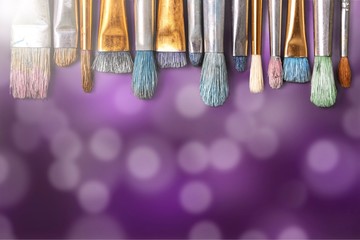 Paintbrush art paint creativity craft backgrounds exhibition