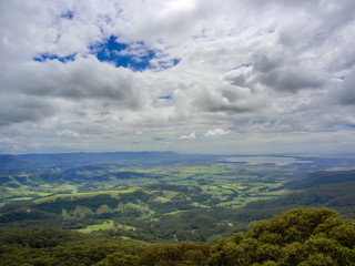 view over Kiama in New South Wales, Australia
