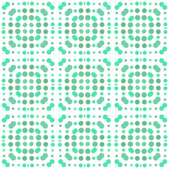 Seamless abstract pattern background with a variety of colored circles.