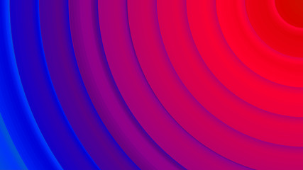 Background with circles in a paper style. With a variety of colors.
