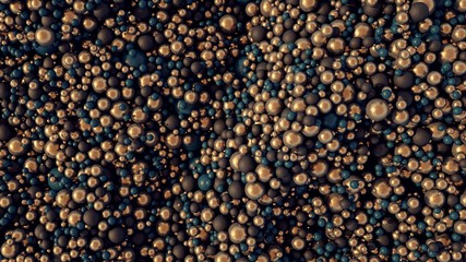 Surreal surface formed by thousands of balls #1