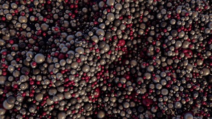 Surreal surface formed by thousands of balls #2