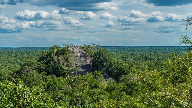 Mexico Calakmul Mayan Ruins Maya