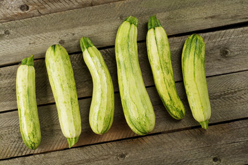 fresh zucchini or courgette, farm fresh produce, summer squash, overhead