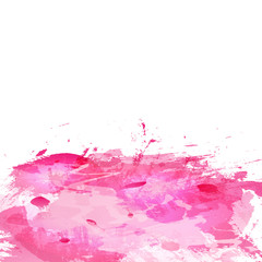 Abstract background with pink spots and splashes of paint.