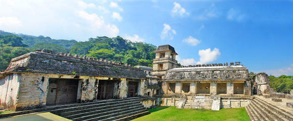 The Palace Observation Tower in the Palace of Palenque - obrazy, fototapety, plakaty