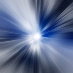 Starburst Blue Light Beam Abstract Background