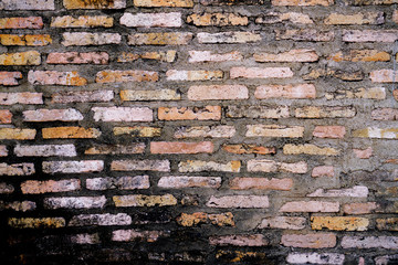 Old & crack brick background wallpaper