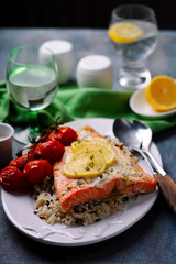 Mustard Trout Fillets.style rustic