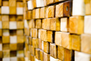 Square wood abstract background