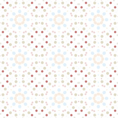 Seamless abstract pattern background with a variety of colored circles.