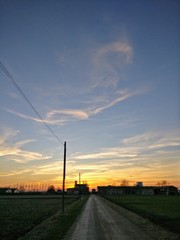 Campagna intorno a Gaggiano (Milano, Lombardia)
