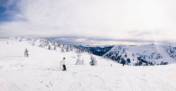 Hochkar skiing resort in Nieder&ouml;sterreich, Austria