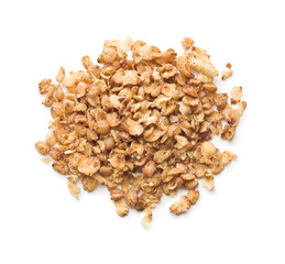 Healthy buckwheat flakes.