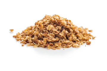 Healthy buckwheat flakes.