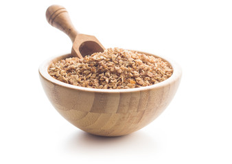 Healthy buckwheat flakes.