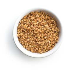 Healthy buckwheat flakes.