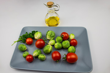  Fresh vegetables. Colorful vegetables background. Healthy vegetable. Assorted fresh vegetables...